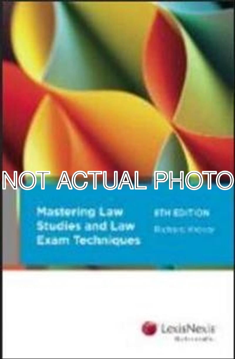 Mastering law studies and law exam techniques by Richard Krever